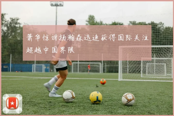 萧华惊讶杨瀚森迅速获得国际关注超越中国界限